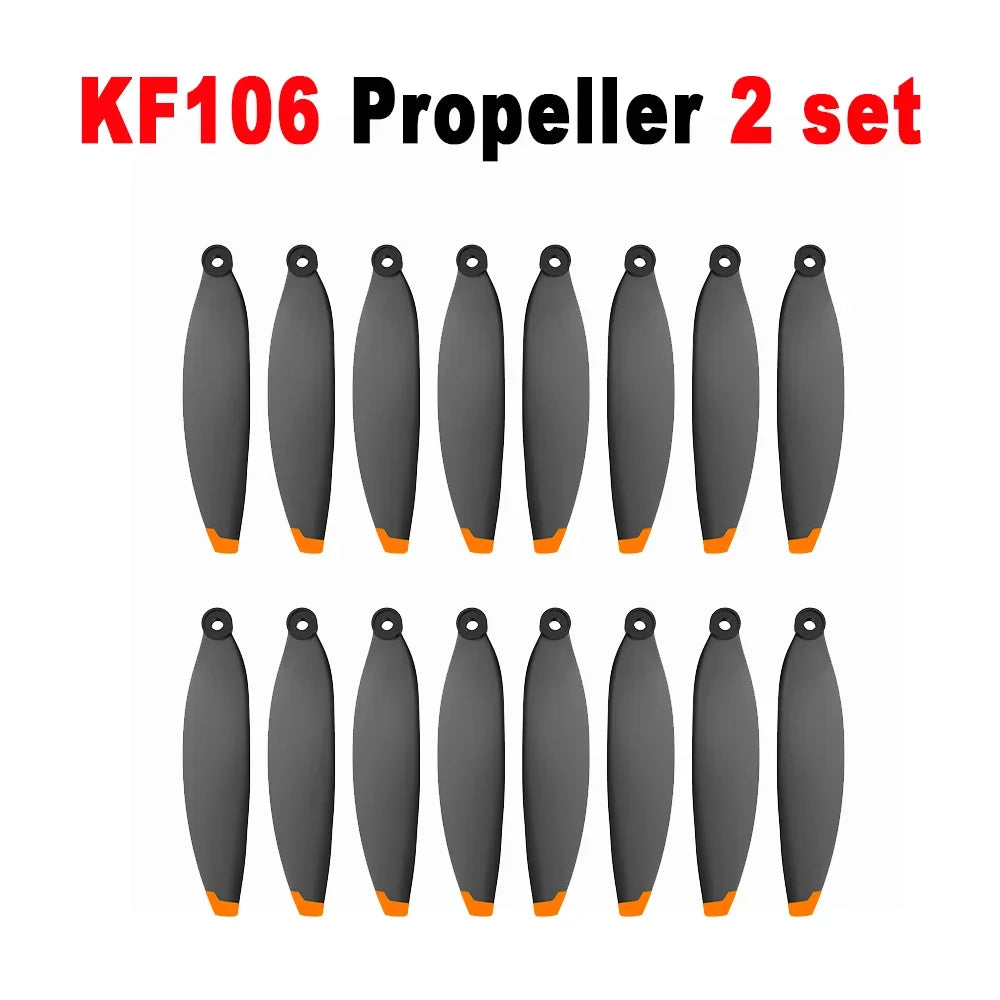 KF106 MAX Drone Battery Original Batteries KF106 Drone Propeller Original Propellers Replacement Blades Drone Accessories