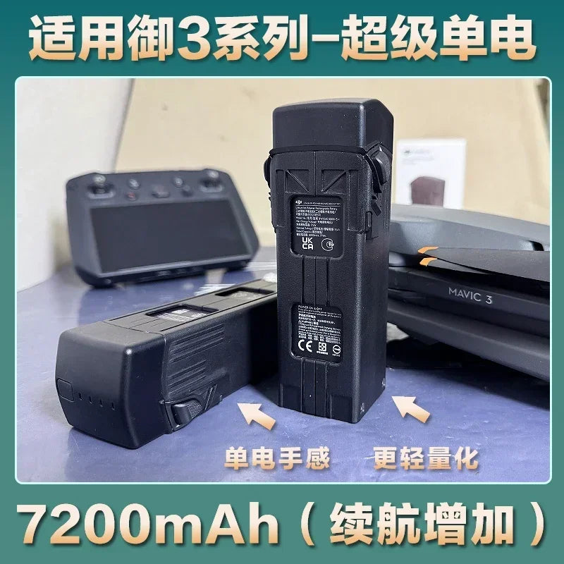 for Mavic 3 Pro Battery 7200 mAh Battery ETC Pro 49 MIN DIY Battery Accessories