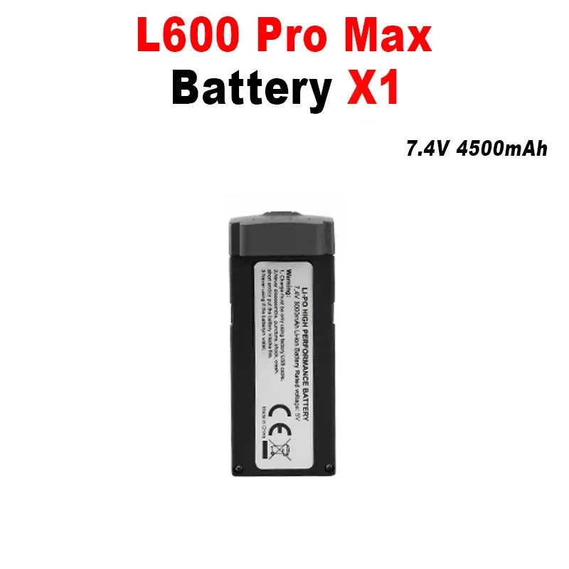 LYZRC L600 ProMax Drone Battery 7.4V 4500mAh 30min Battery Life L600 ProMax Dron Quadcopter Battery Drone Accessories