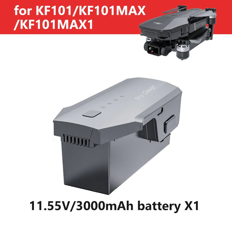 KF101 MAX Battery 11.55V/3000mAh Batt 11.1V/2500mAh Optional Drone Accessories KF101PRO Original Battaries for KF101 MAX1 Drone