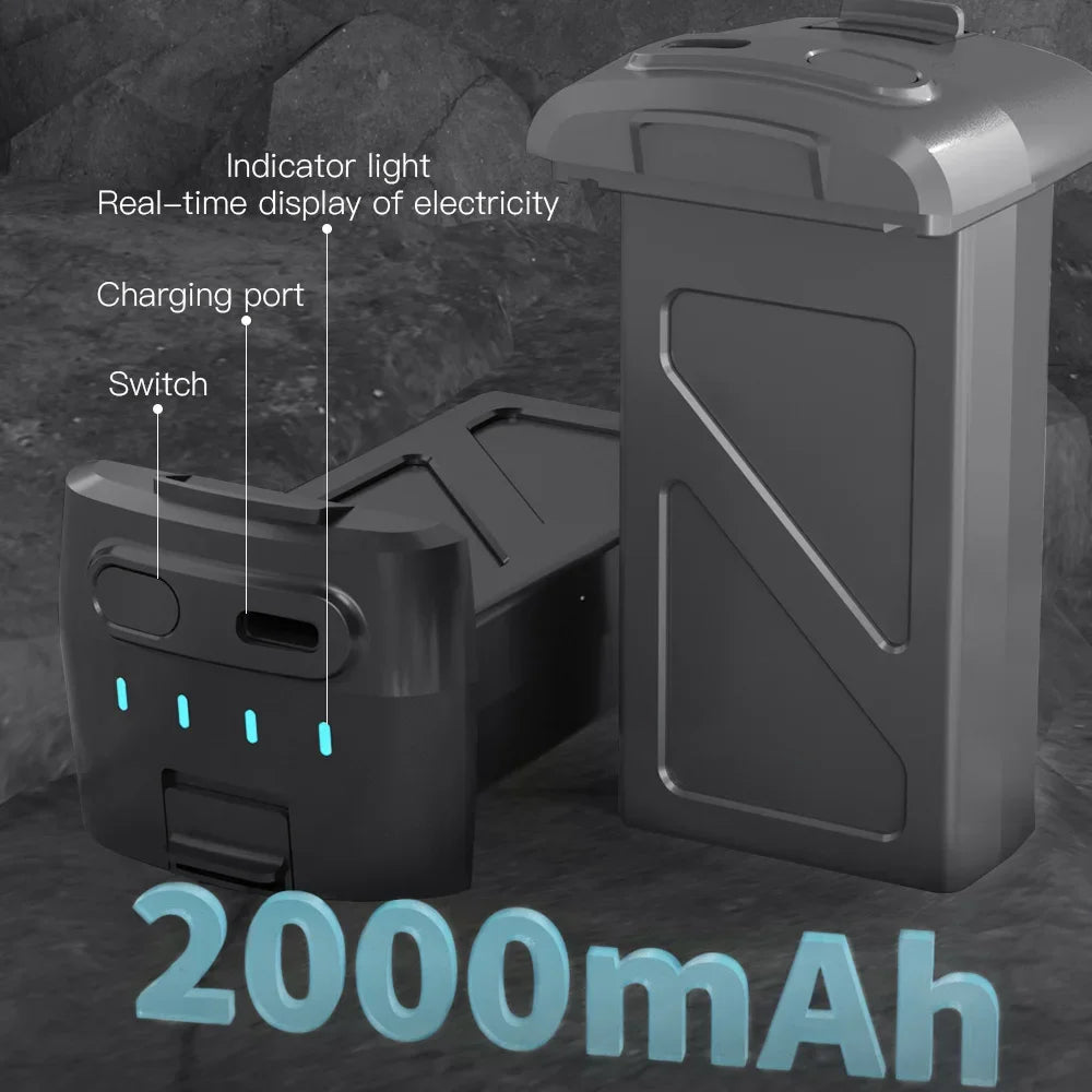 SJRC Original F5S PRO Battery 7.4V 2000mAh Battery For F5SPRO 5G WIFI Drone Battery Accessories Parts