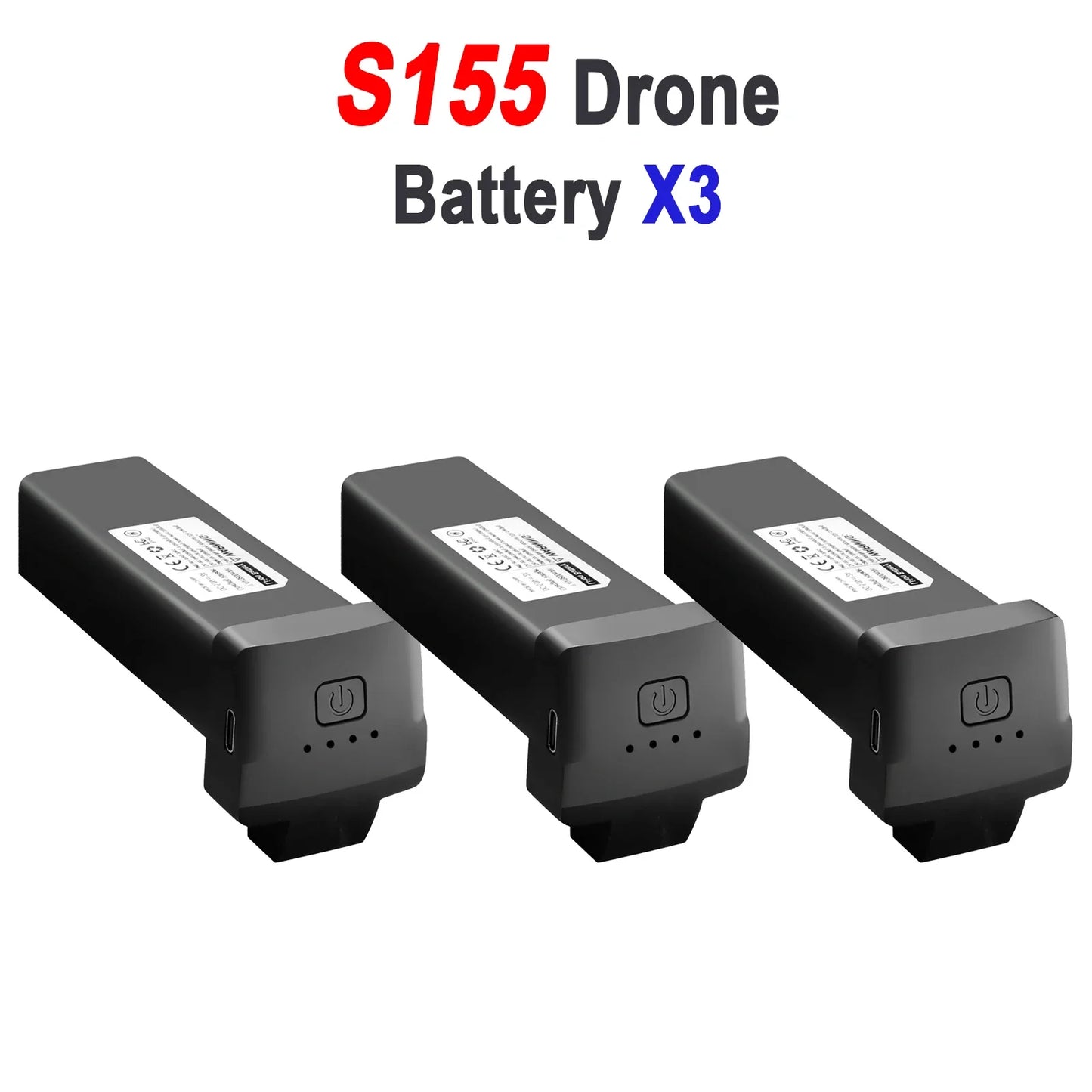 S155 Drone Battery 7.4V 3800mAh For S155 Mini Drone Battery RC Quadcopter Spare Original Battery Accessories Parts