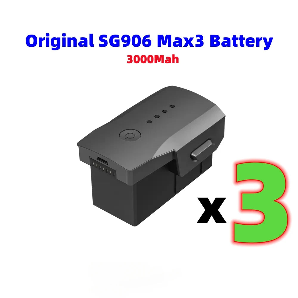 SG906 MAX3 Drone Battery 3000Mah ZLL Original Parts Flying 30 Mins SG906 MAX3 RC Plane Parts Battery