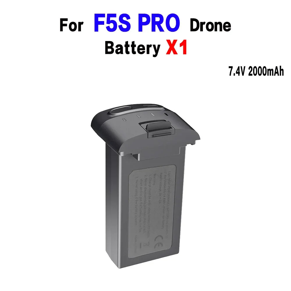 SJRC Original F5S PRO Battery 7.4V 2000mAh Battery For F5SPRO 5G WIFI Drone Battery Accessories Parts