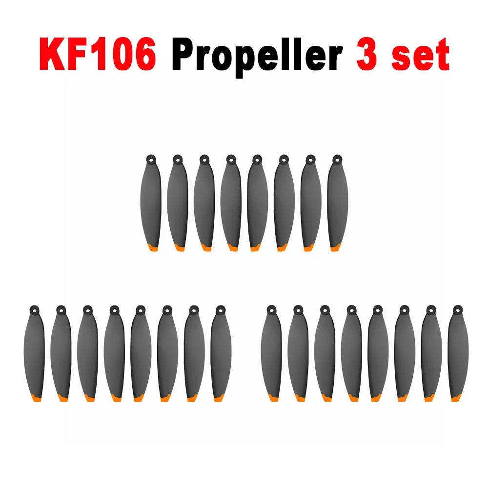 KF106 MAX Drone Battery Original Batteries KF106 Drone Propeller Original Propellers Replacement Blades Drone Accessories