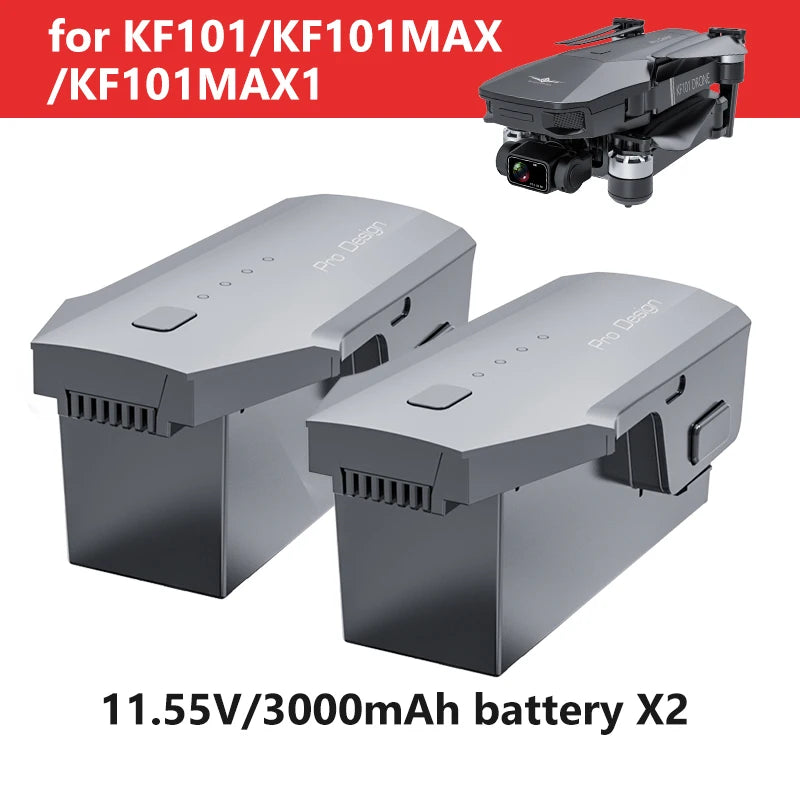 KF101 MAX Battery 11.55V/3000mAh Batt 11.1V/2500mAh Optional Drone Accessories KF101PRO Original Battaries for KF101 MAX1 Drone