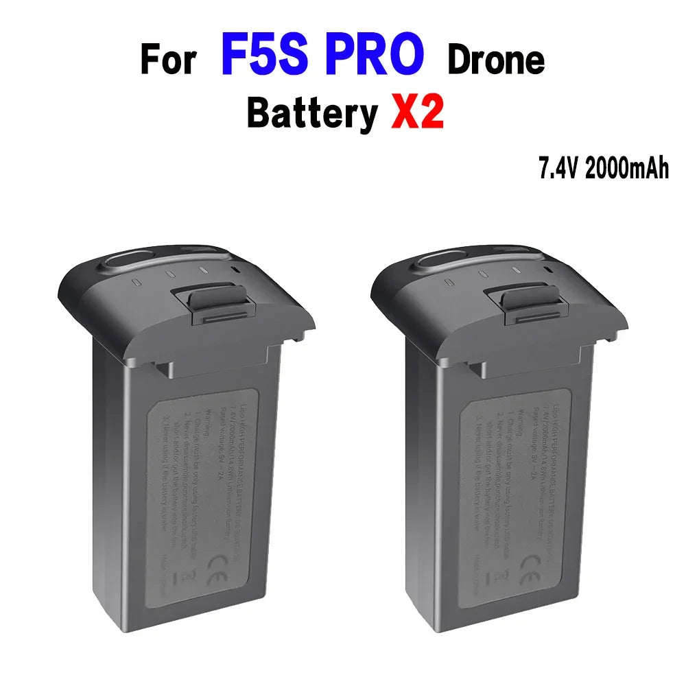 SJRC Original F5S PRO Battery 7.4V 2000mAh Battery For F5SPRO 5G WIFI Drone Battery Accessories Parts