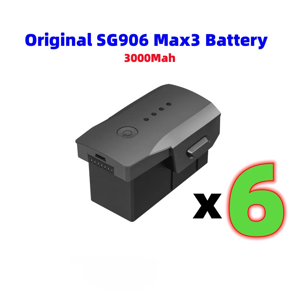 SG906 MAX3 Drone Battery 3000Mah ZLL Original Parts Flying 30 Mins SG906 MAX3 RC Plane Parts Battery