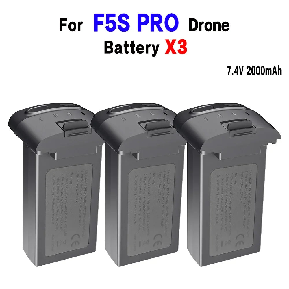 SJRC Original F5S PRO Battery 7.4V 2000mAh Battery For F5SPRO 5G WIFI Drone Battery Accessories Parts