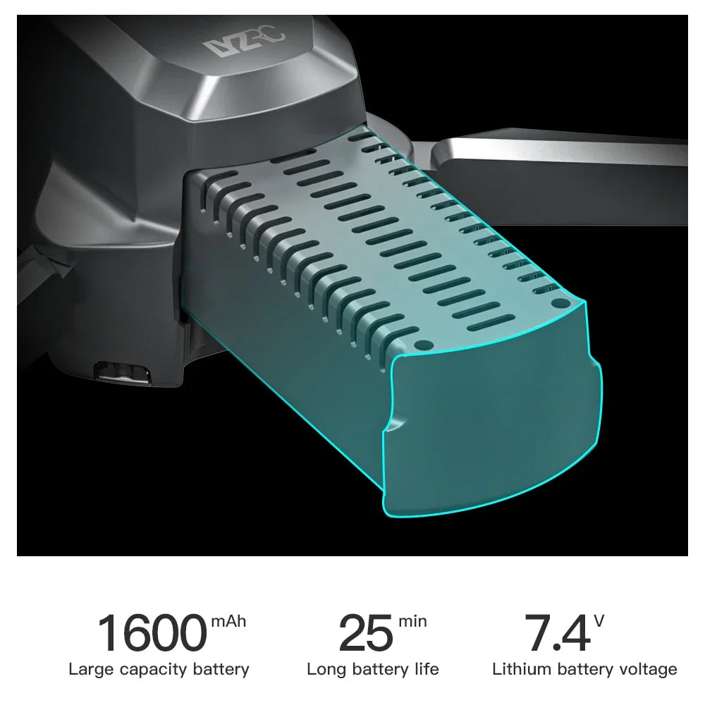 Original LYZRC L200 PRO MAX 4K Drone Battery 7.4V 1600mAh For L200 PROMAX RC Quadcopter Spare Battery Dron Parts Accessories